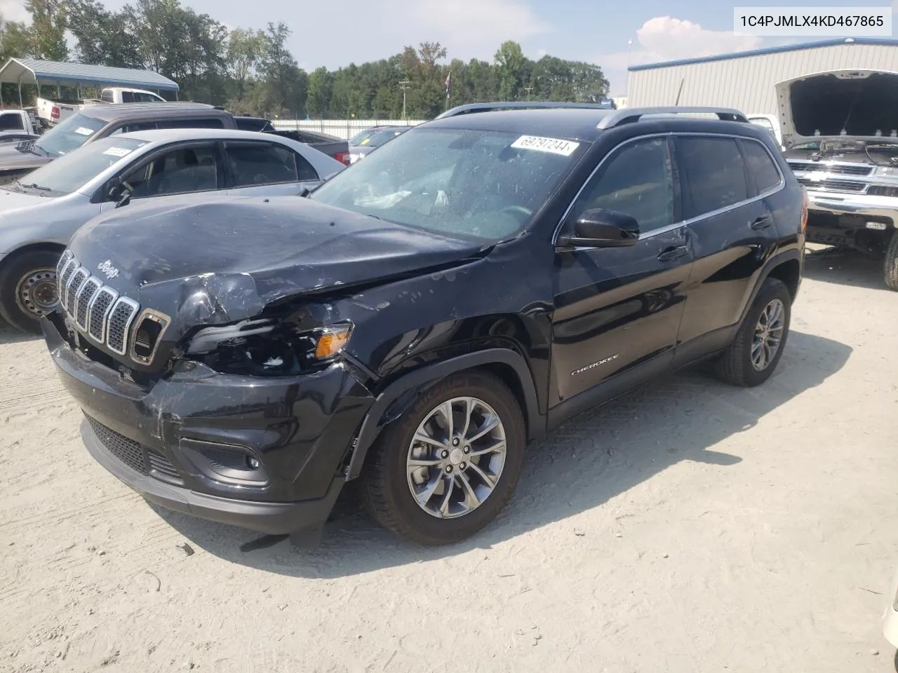 1C4PJMLX4KD467865 2019 Jeep Cherokee Latitude Plus