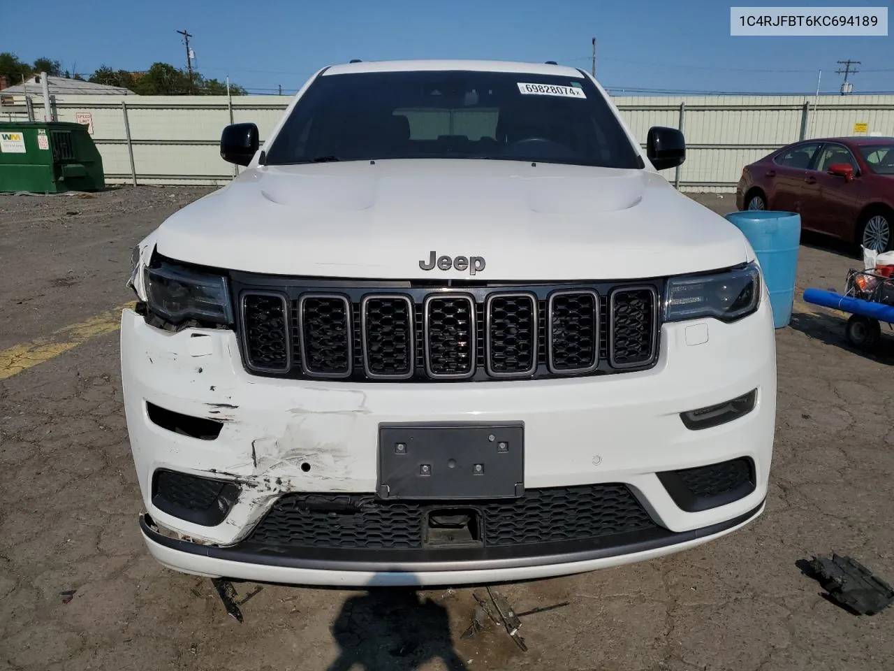 2019 Jeep Grand Cherokee Limited VIN: 1C4RJFBT6KC694189 Lot: 69828074