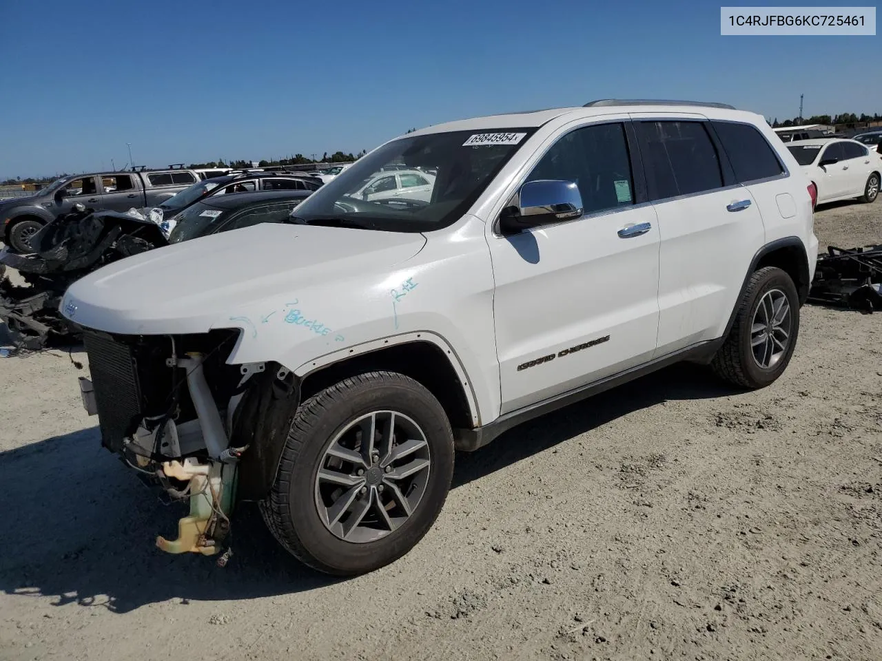 2019 Jeep Grand Cherokee Limited VIN: 1C4RJFBG6KC725461 Lot: 69845954