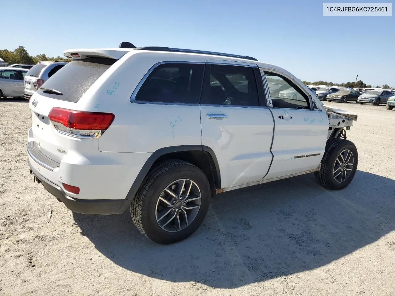 2019 Jeep Grand Cherokee Limited VIN: 1C4RJFBG6KC725461 Lot: 69845954