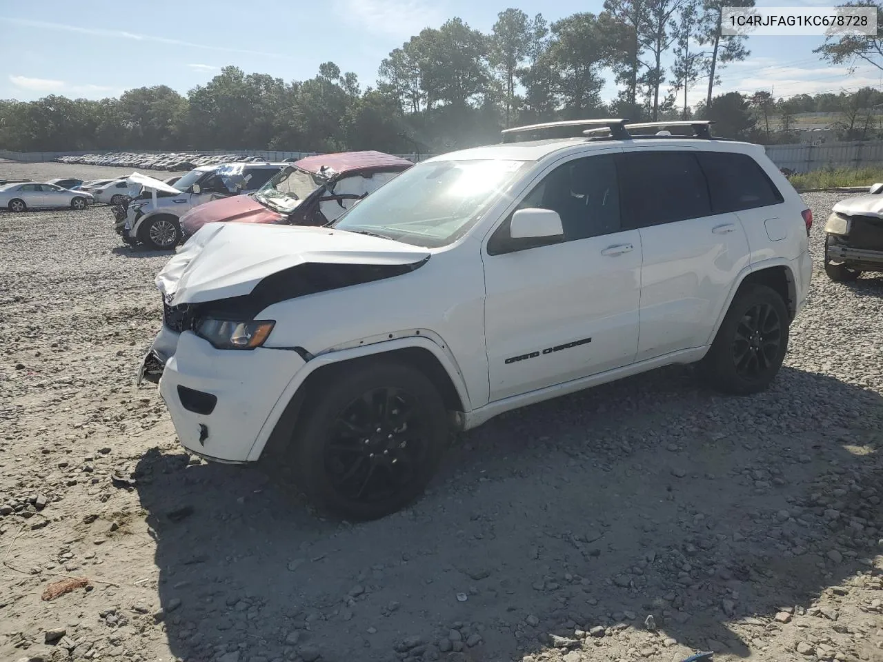 2019 Jeep Grand Cherokee Laredo VIN: 1C4RJFAG1KC678728 Lot: 69880044