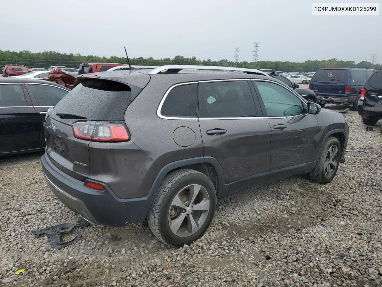 1C4PJMDXXKD125299 2019 Jeep Cherokee Limited