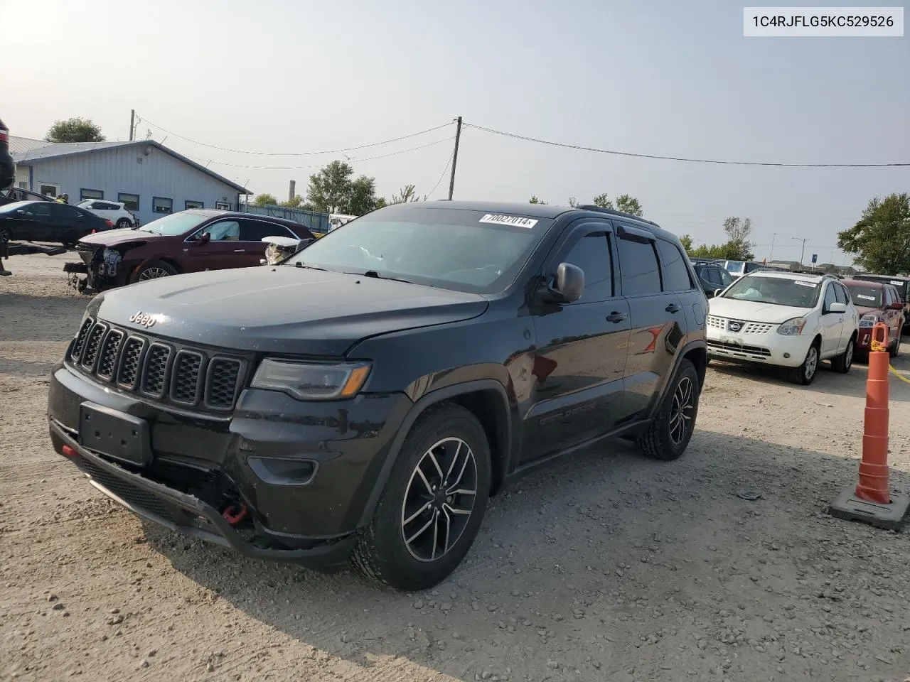 2019 Jeep Grand Cherokee Trailhawk VIN: 1C4RJFLG5KC529526 Lot: 70027014