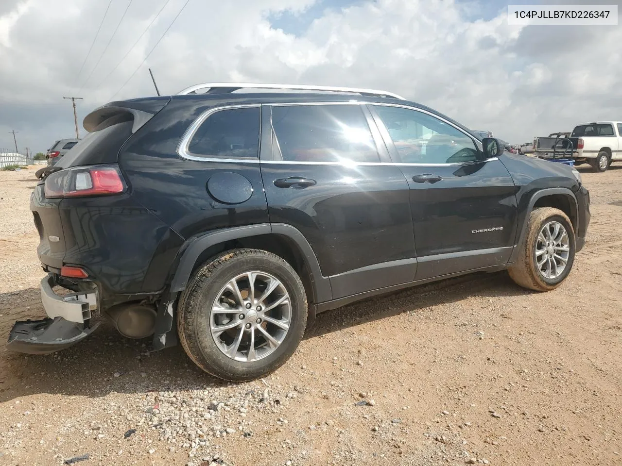 2019 Jeep Cherokee Latitude Plus VIN: 1C4PJLLB7KD226347 Lot: 70081414