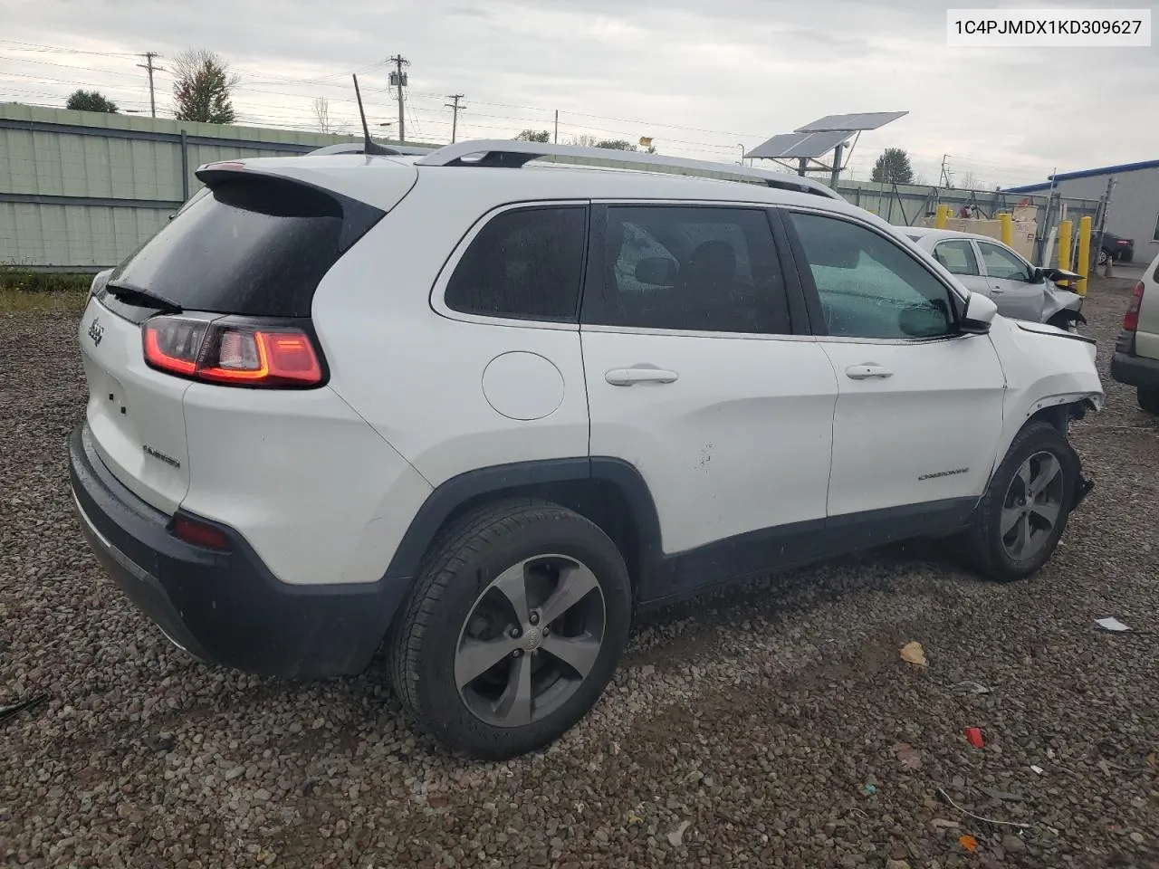 2019 Jeep Cherokee Limited VIN: 1C4PJMDX1KD309627 Lot: 70192624