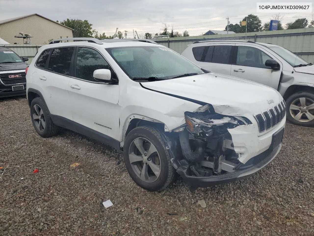 2019 Jeep Cherokee Limited VIN: 1C4PJMDX1KD309627 Lot: 70192624