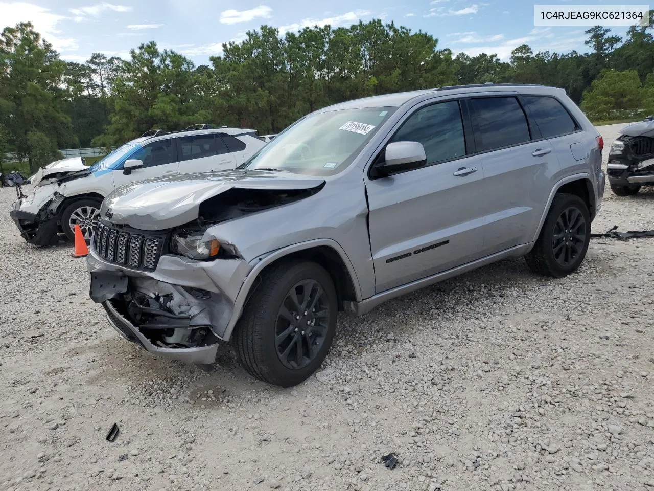 1C4RJEAG9KC621364 2019 Jeep Grand Cherokee Laredo