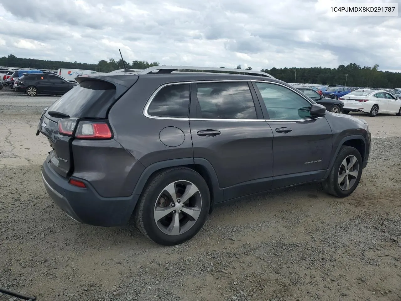 2019 Jeep Cherokee Limited VIN: 1C4PJMDX8KD291787 Lot: 70215274