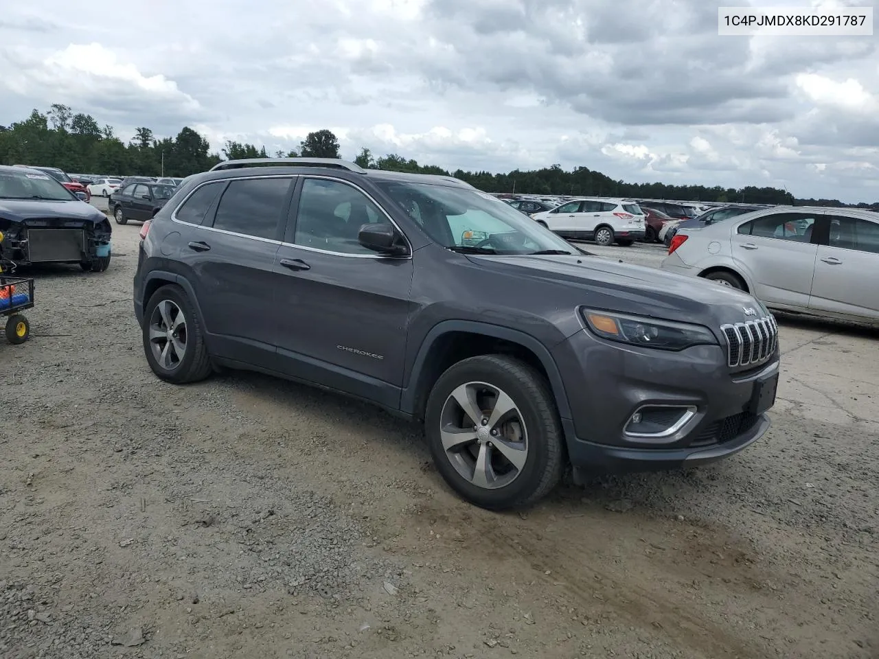 2019 Jeep Cherokee Limited VIN: 1C4PJMDX8KD291787 Lot: 70215274