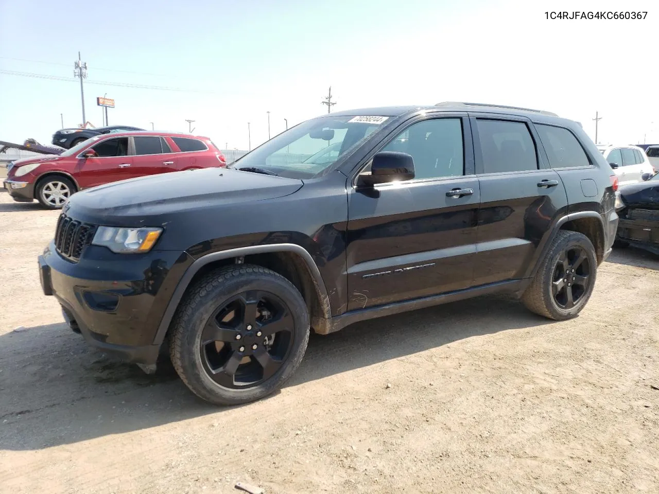 2019 Jeep Grand Cherokee Laredo VIN: 1C4RJFAG4KC660367 Lot: 70258244