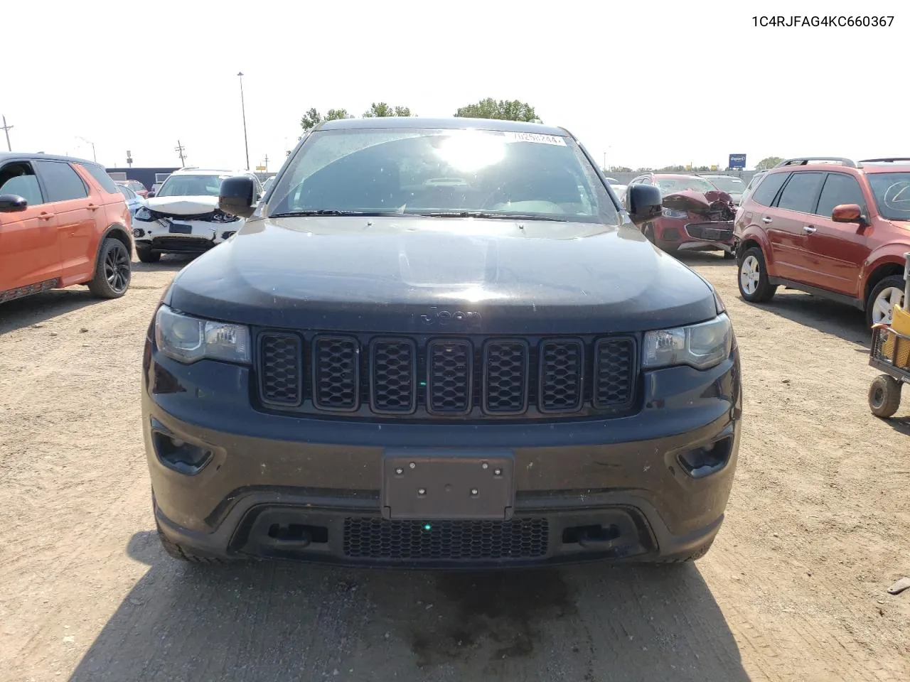 2019 Jeep Grand Cherokee Laredo VIN: 1C4RJFAG4KC660367 Lot: 70258244