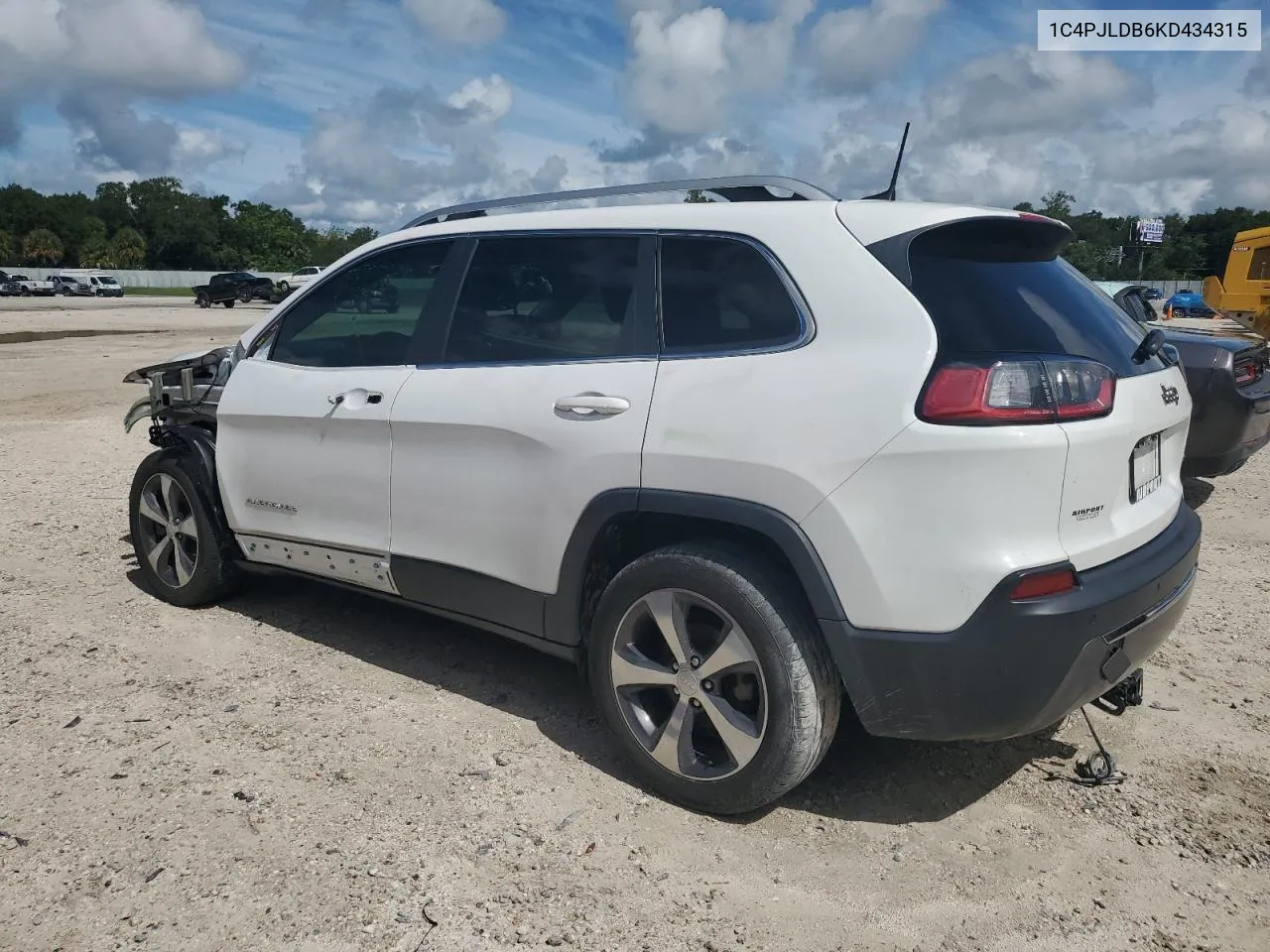 2019 Jeep Cherokee Limited VIN: 1C4PJLDB6KD434315 Lot: 70267064