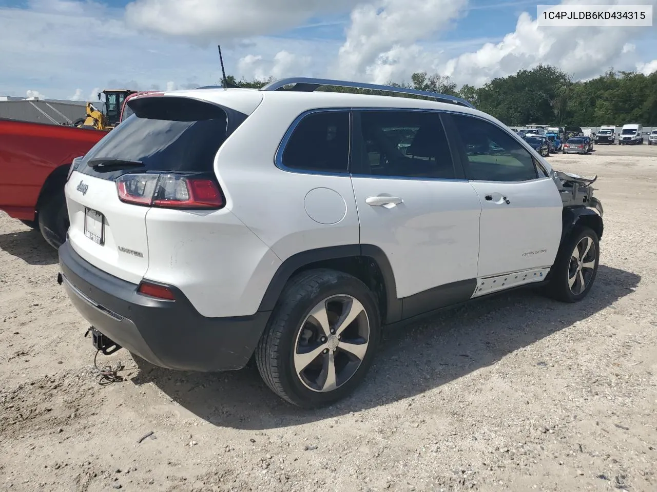 1C4PJLDB6KD434315 2019 Jeep Cherokee Limited