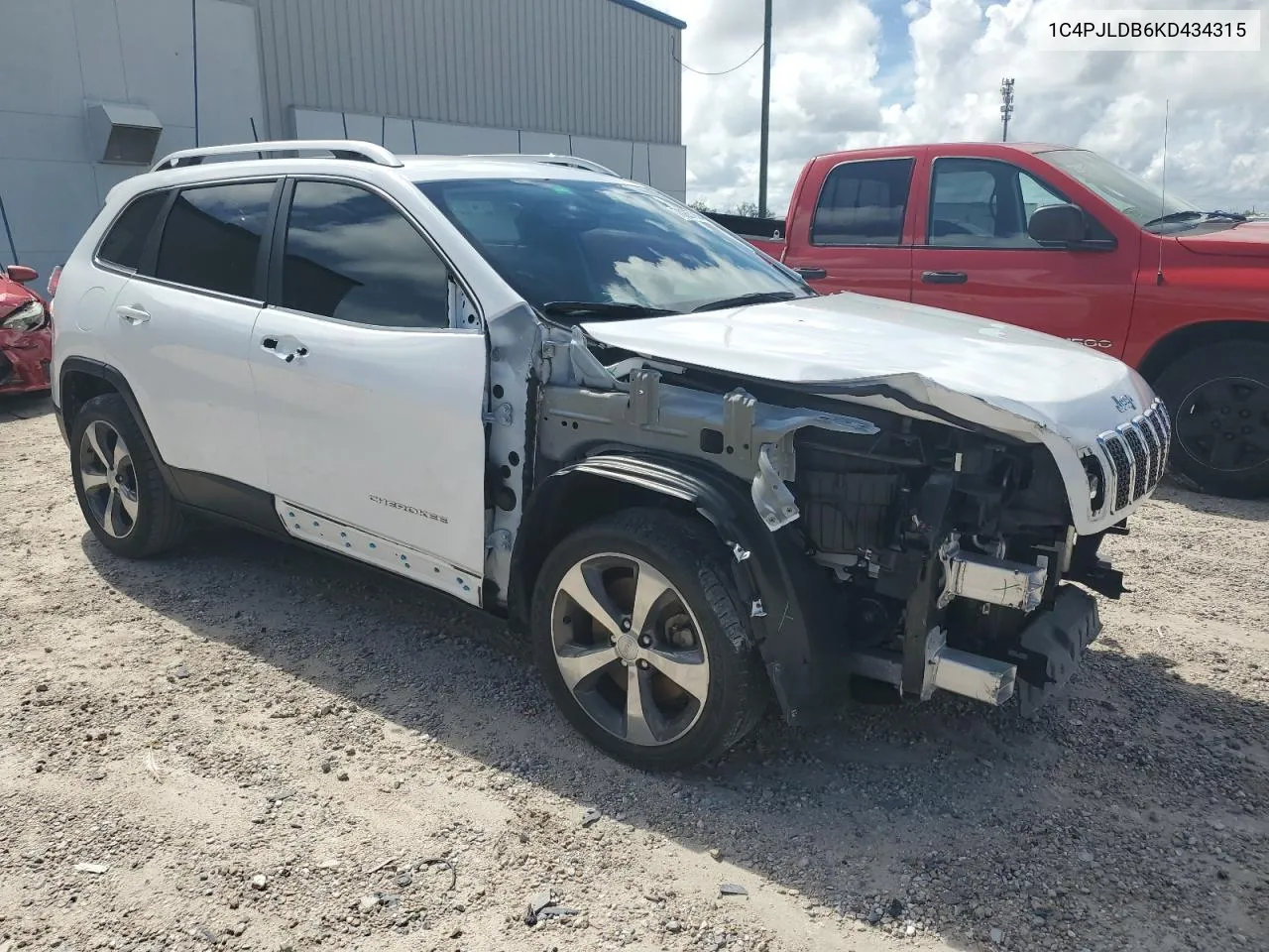 2019 Jeep Cherokee Limited VIN: 1C4PJLDB6KD434315 Lot: 70267064