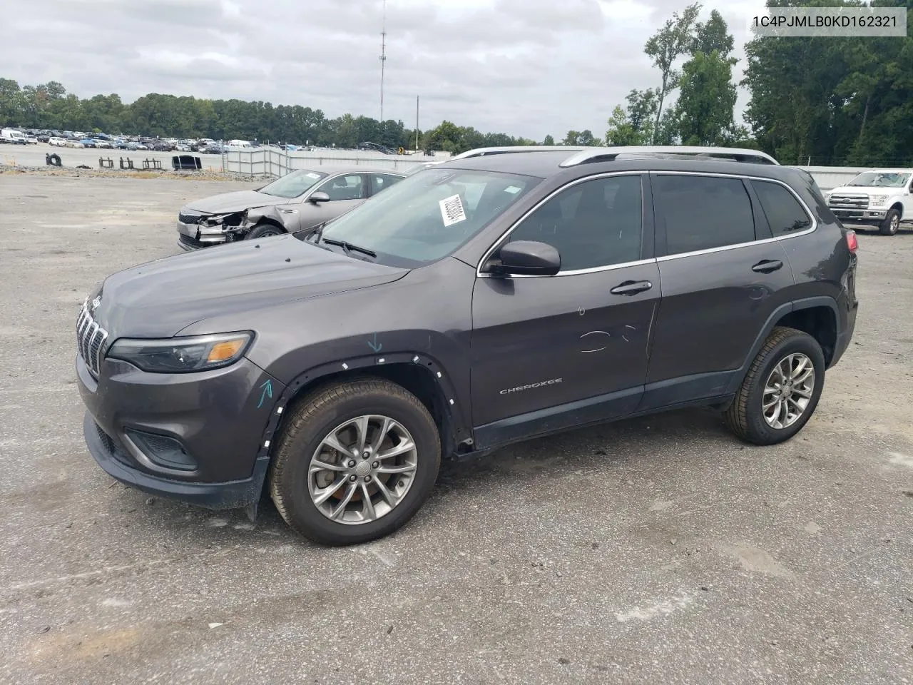 2019 Jeep Cherokee Latitude Plus VIN: 1C4PJMLB0KD162321 Lot: 70283004