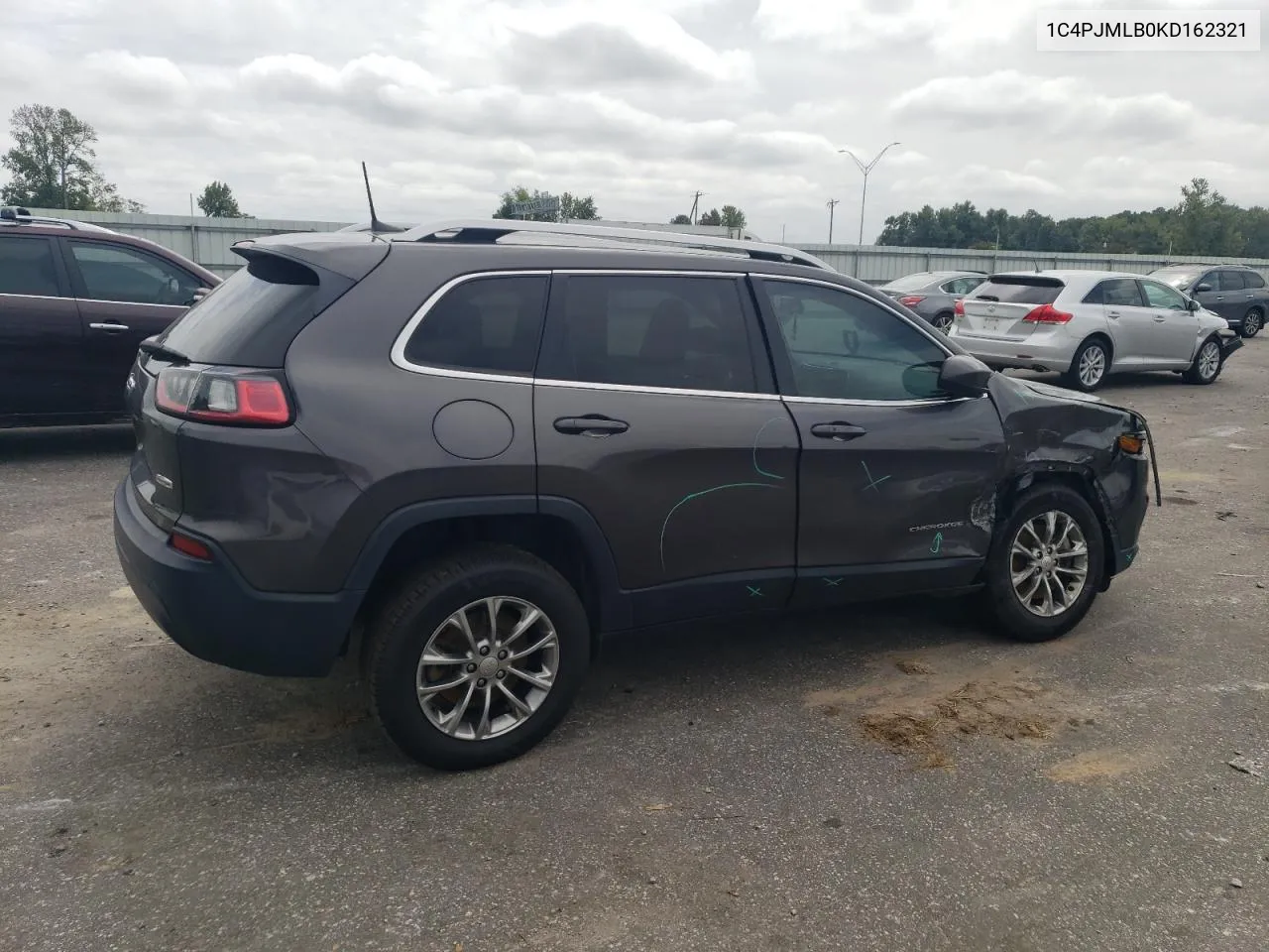 2019 Jeep Cherokee Latitude Plus VIN: 1C4PJMLB0KD162321 Lot: 70283004