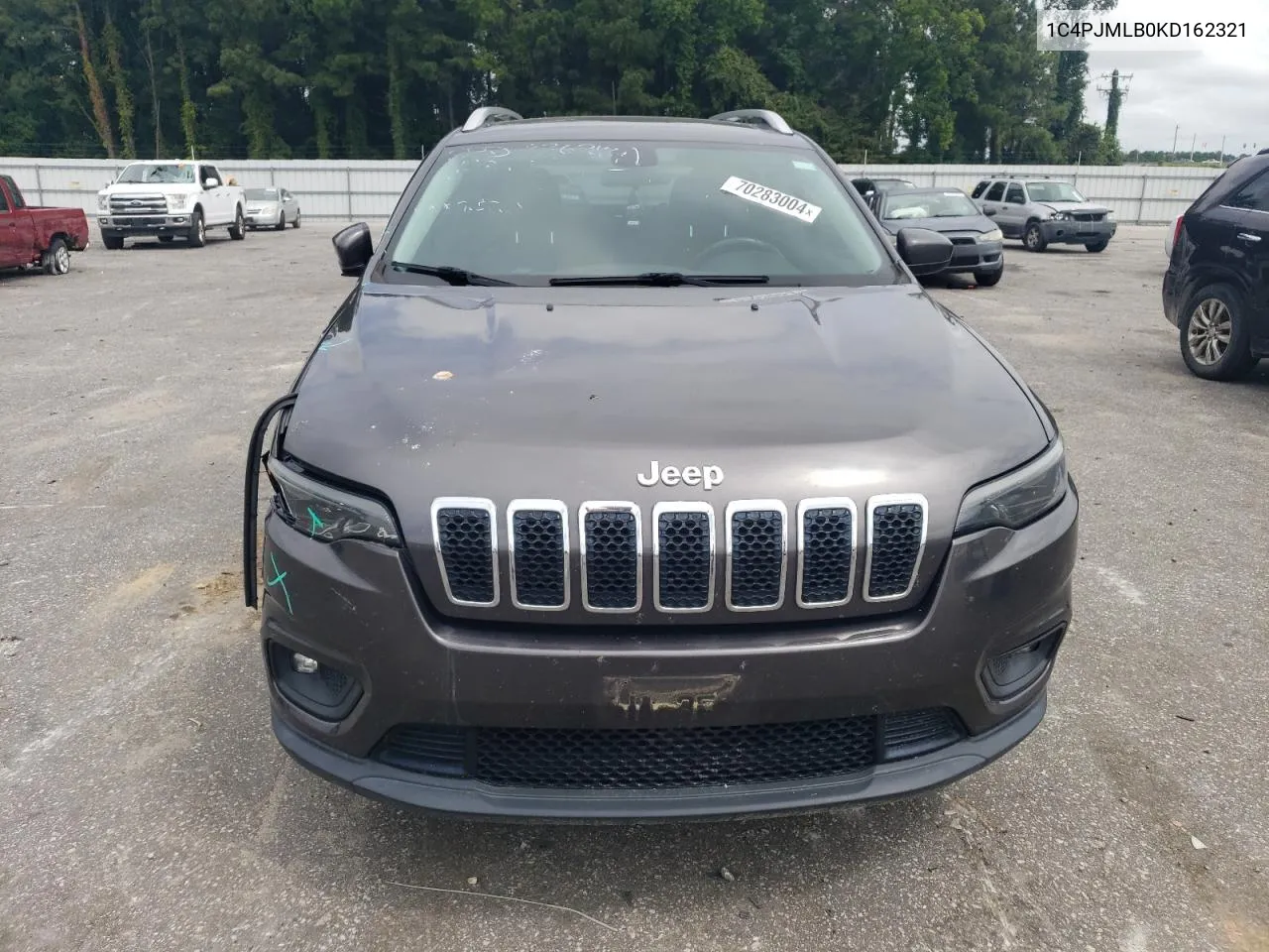 2019 Jeep Cherokee Latitude Plus VIN: 1C4PJMLB0KD162321 Lot: 70283004