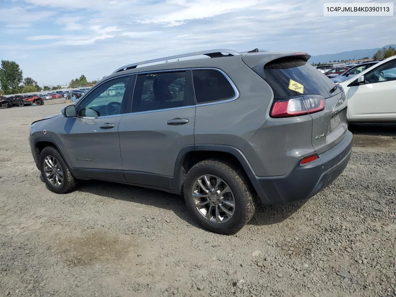 2019 Jeep Cherokee Latitude Plus VIN: 1C4PJMLB4KD390113 Lot: 70328494