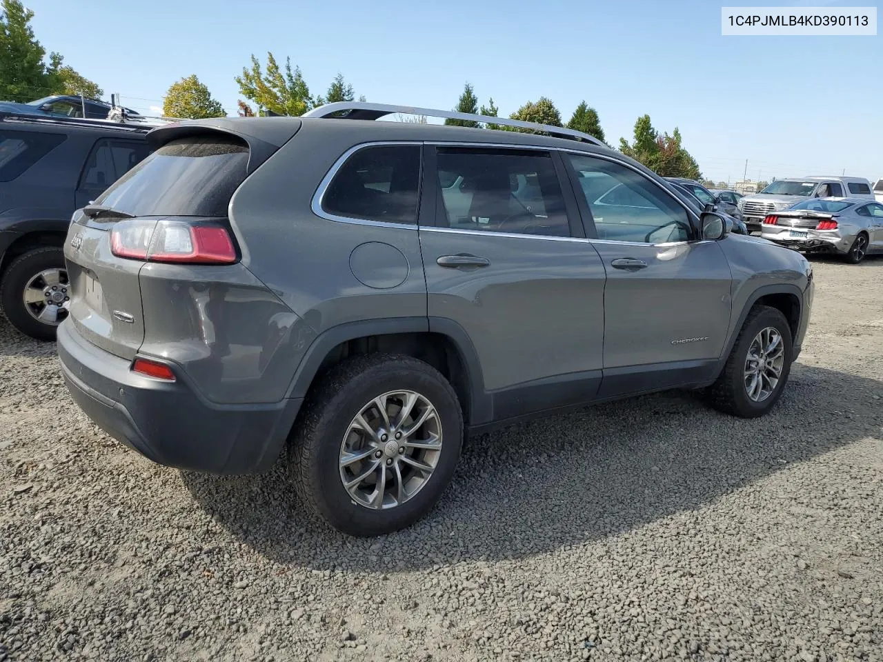 2019 Jeep Cherokee Latitude Plus VIN: 1C4PJMLB4KD390113 Lot: 70328494