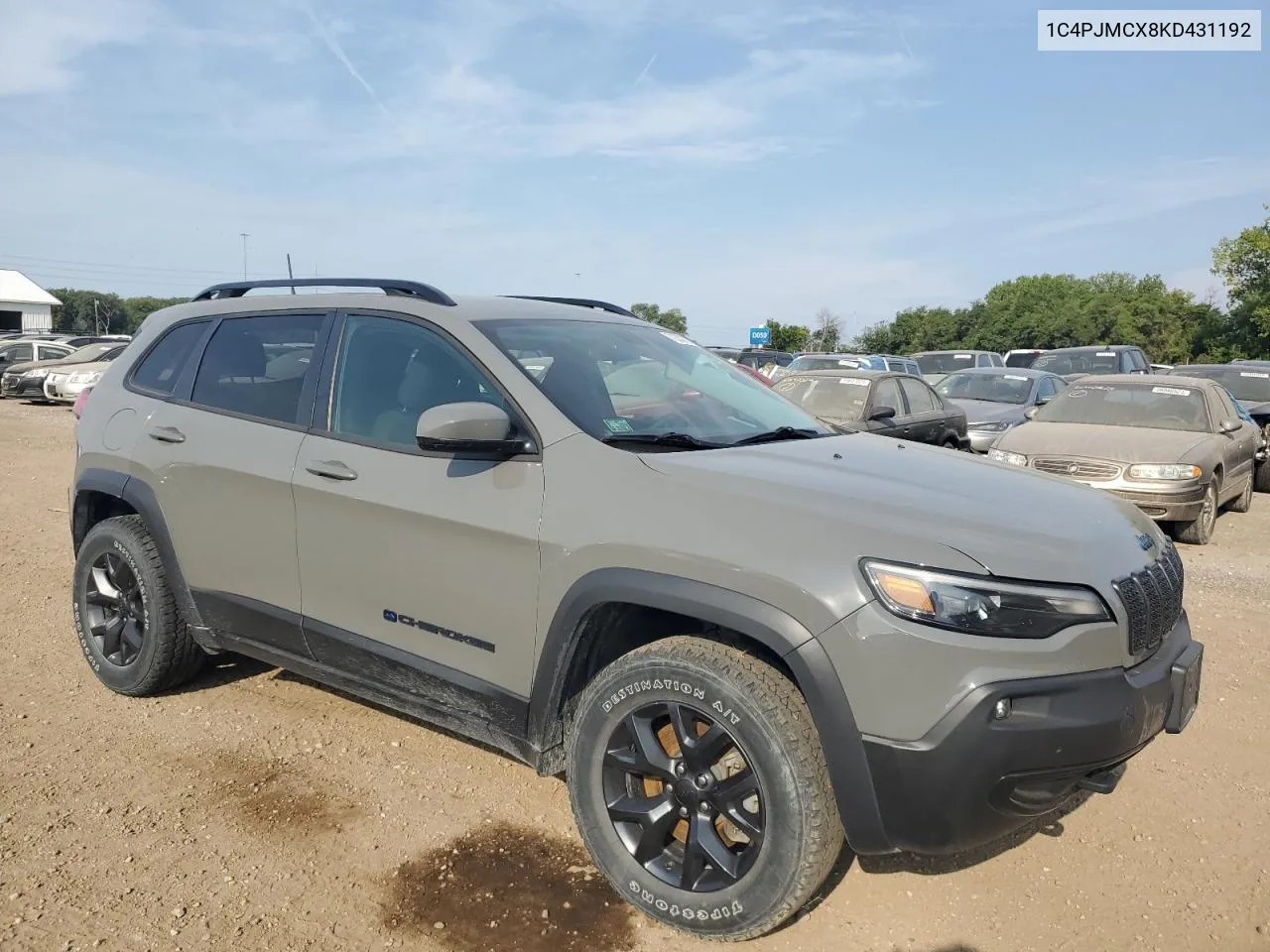 1C4PJMCX8KD431192 2019 Jeep Cherokee Latitude