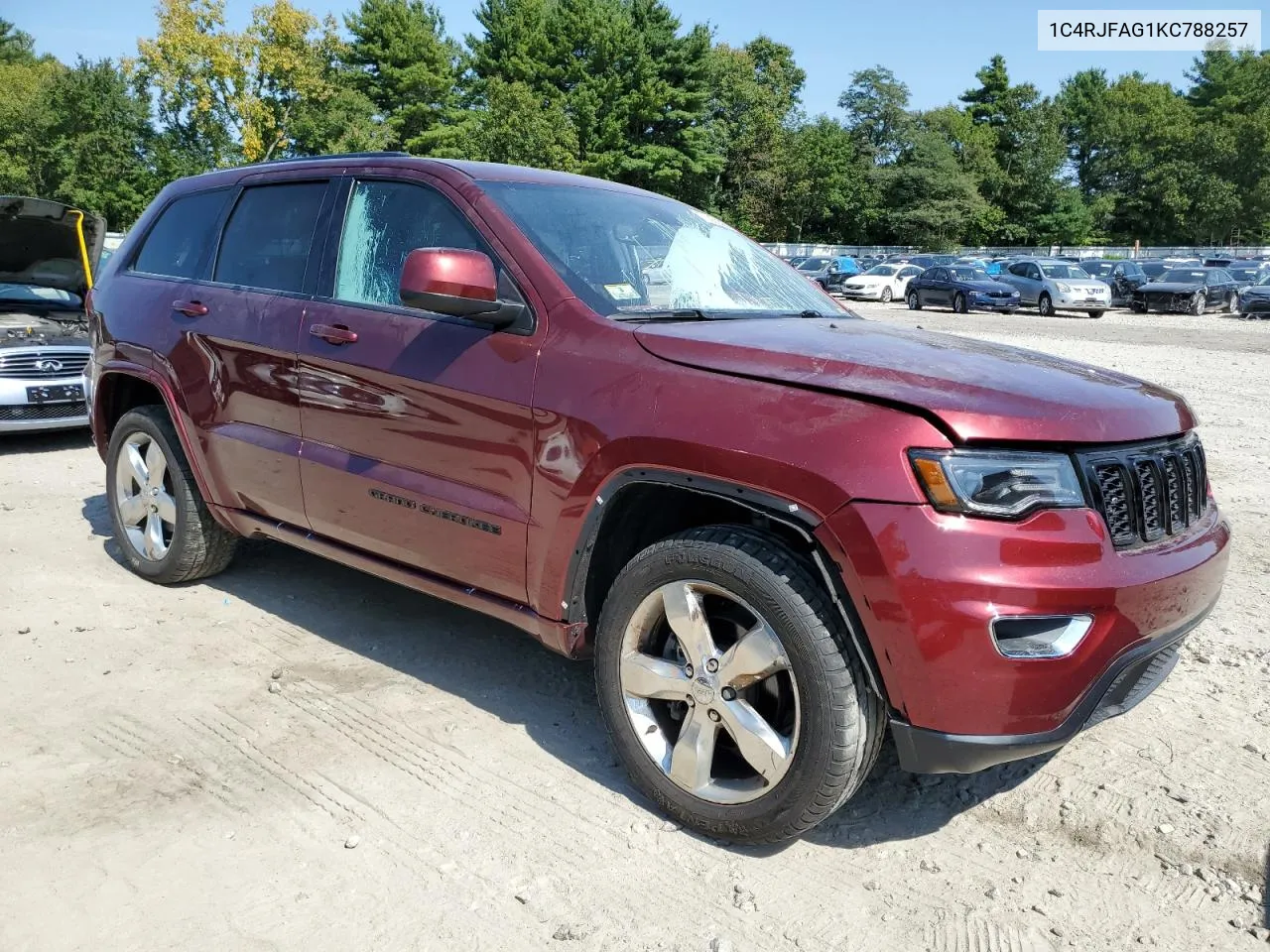 2019 Jeep Grand Cherokee Laredo VIN: 1C4RJFAG1KC788257 Lot: 70365394