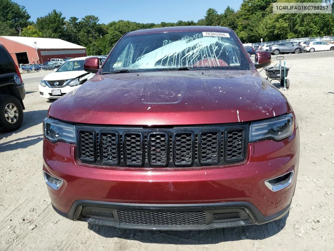 2019 Jeep Grand Cherokee Laredo VIN: 1C4RJFAG1KC788257 Lot: 70365394