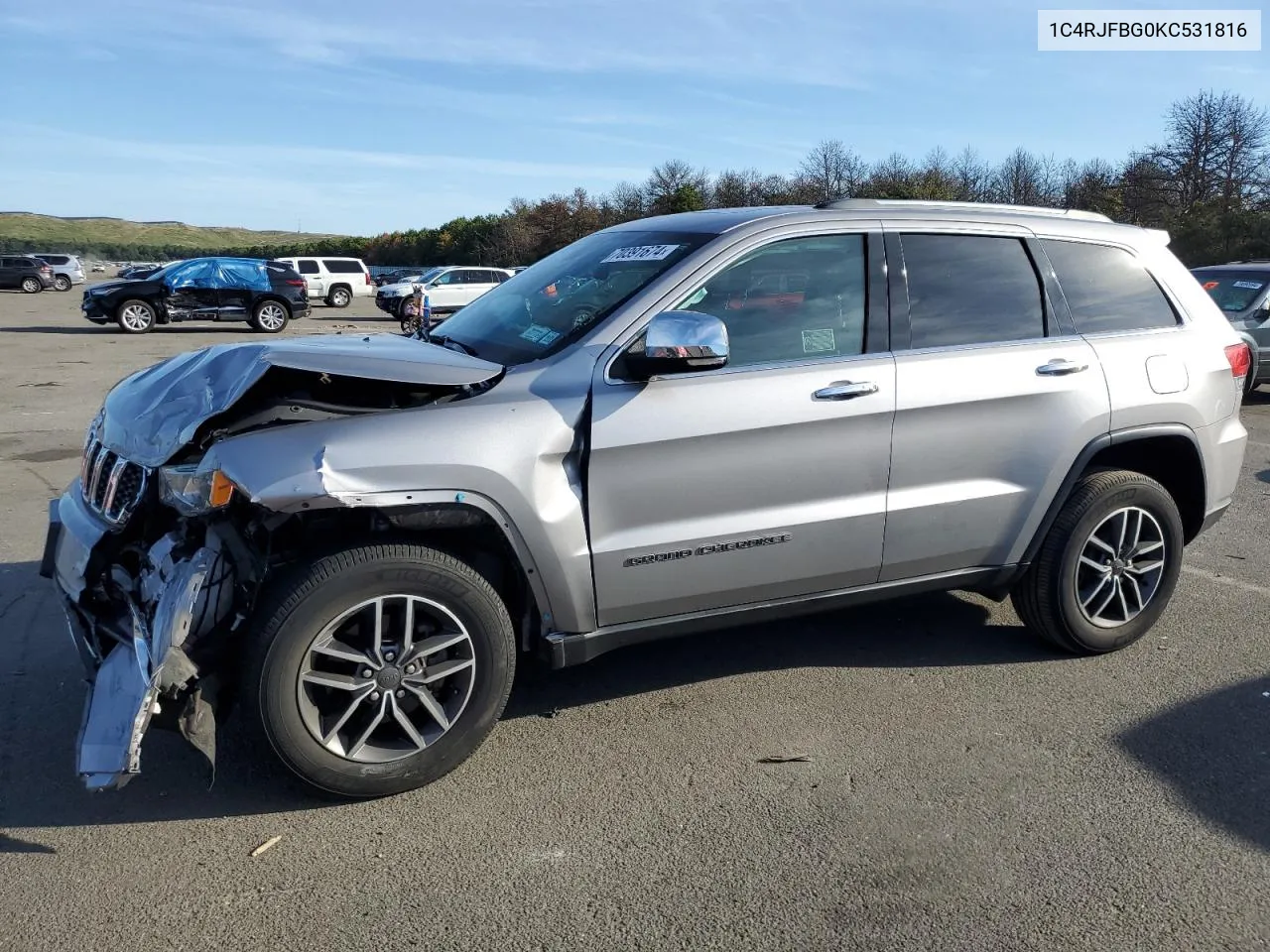 2019 Jeep Grand Cherokee Limited VIN: 1C4RJFBG0KC531816 Lot: 70391674