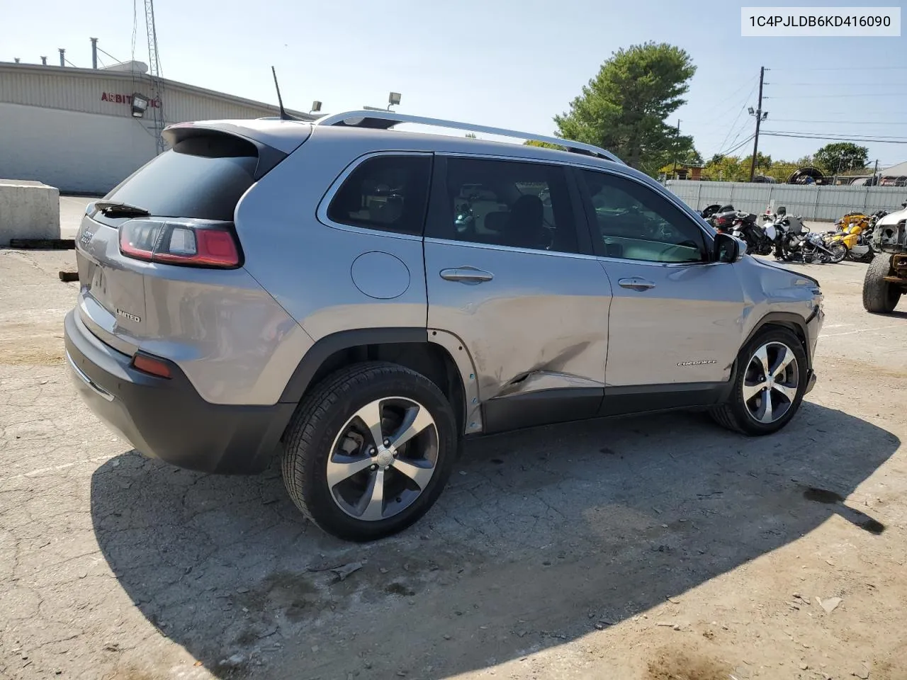 2019 Jeep Cherokee Limited VIN: 1C4PJLDB6KD416090 Lot: 70403554