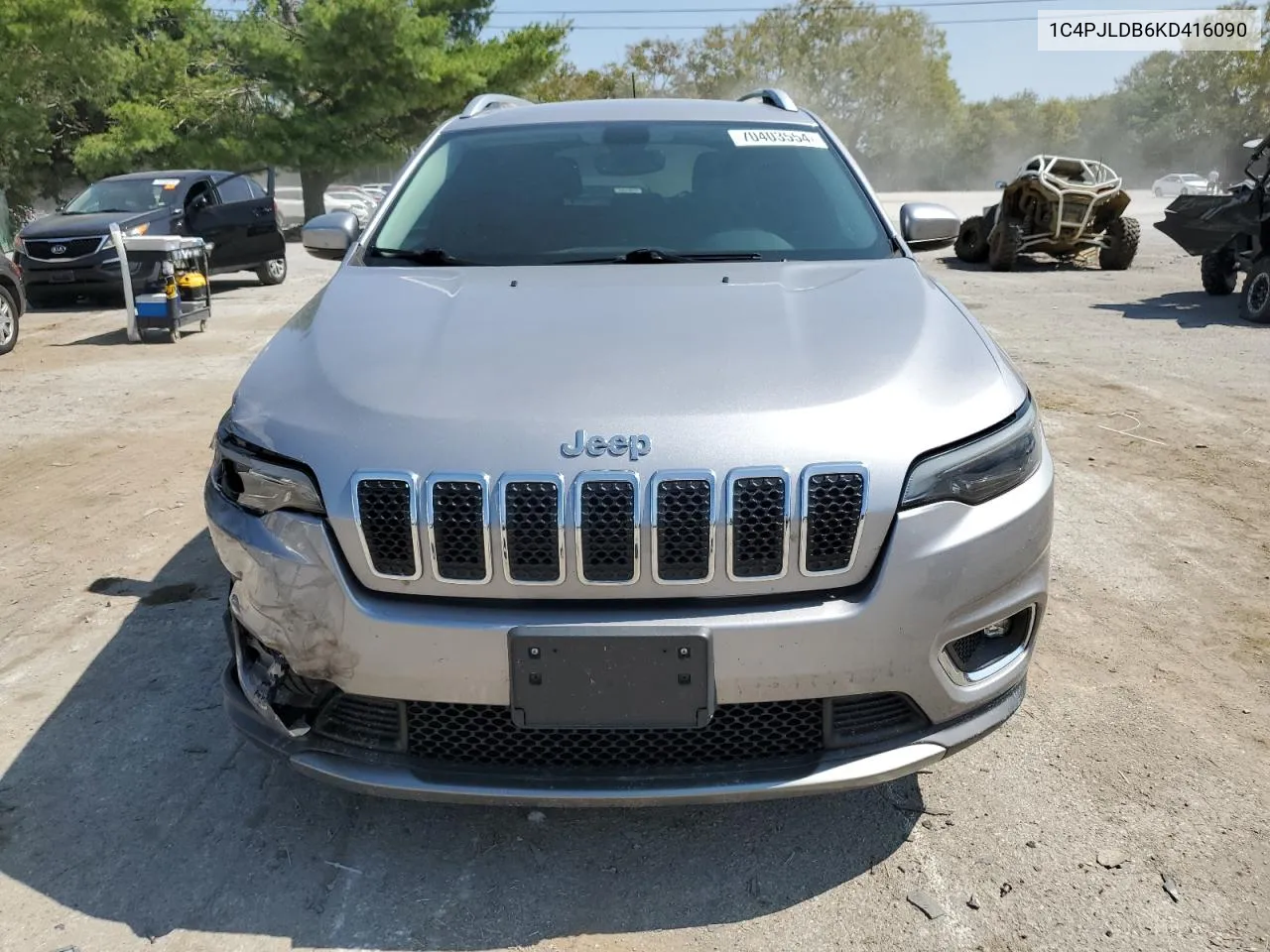 2019 Jeep Cherokee Limited VIN: 1C4PJLDB6KD416090 Lot: 70403554