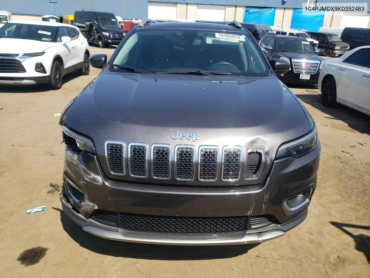 2019 Jeep Cherokee Limited VIN: 1C4PJMDX9KD352483 Lot: 70405854