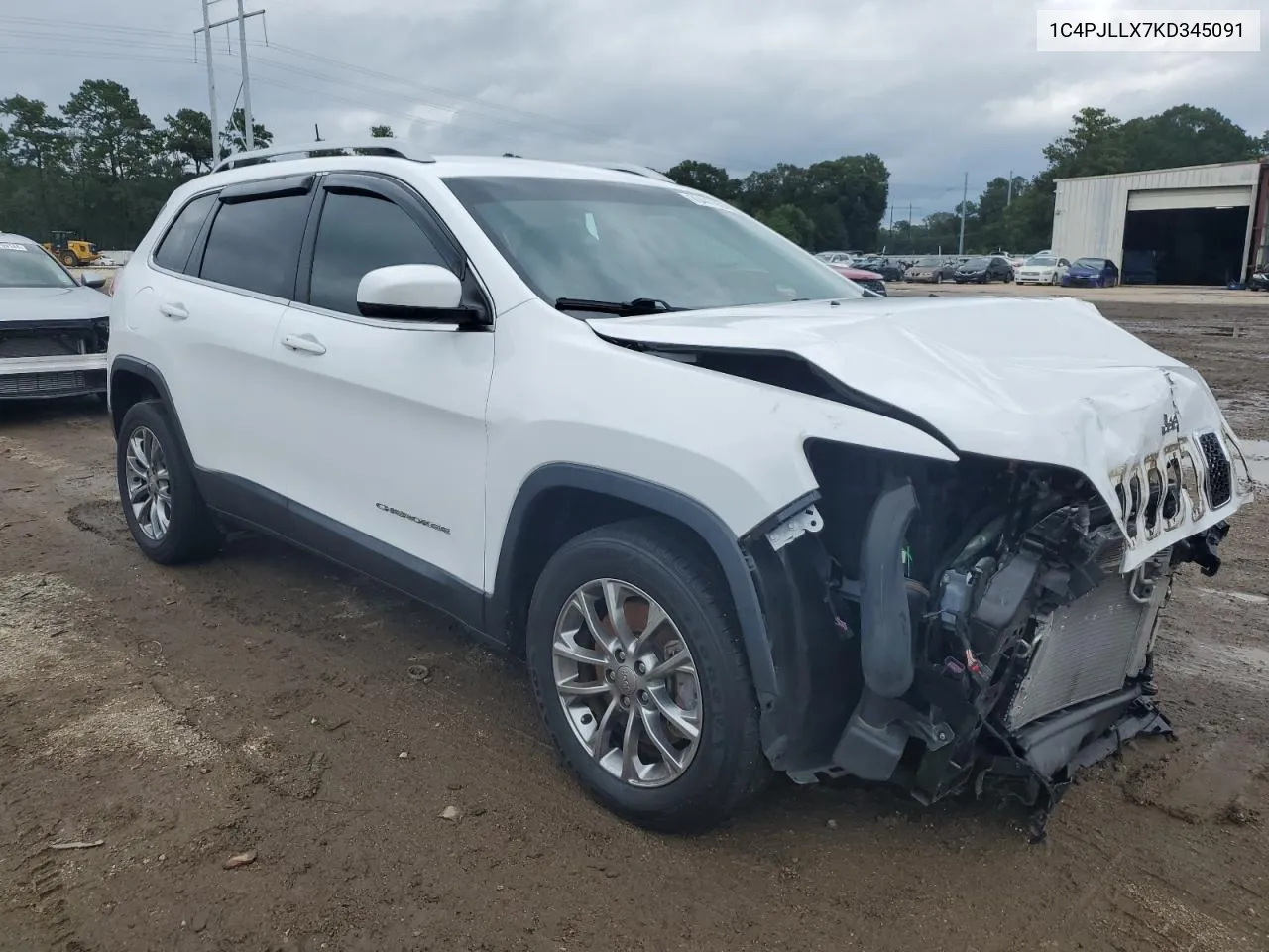 2019 Jeep Cherokee Latitude Plus VIN: 1C4PJLLX7KD345091 Lot: 70447954