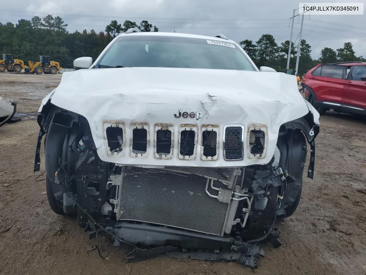 2019 Jeep Cherokee Latitude Plus VIN: 1C4PJLLX7KD345091 Lot: 70447954