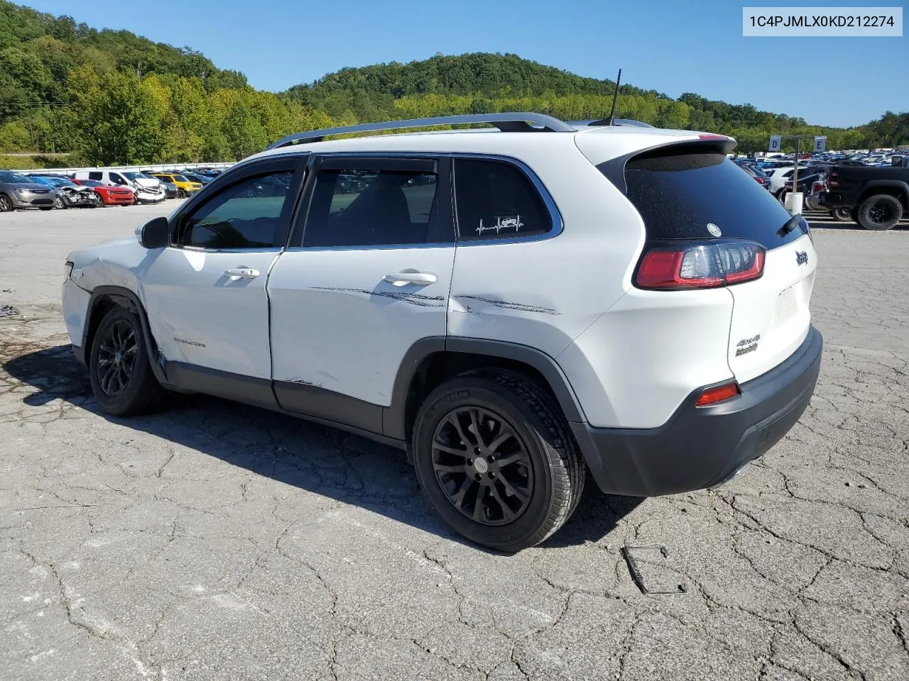 2019 Jeep Cherokee Latitude Plus VIN: 1C4PJMLX0KD212274 Lot: 70459624