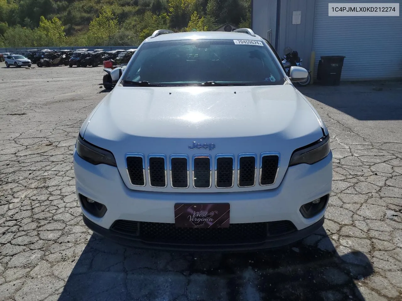 2019 Jeep Cherokee Latitude Plus VIN: 1C4PJMLX0KD212274 Lot: 70459624