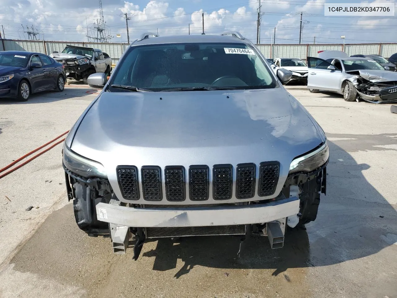 1C4PJLDB2KD347706 2019 Jeep Cherokee Limited