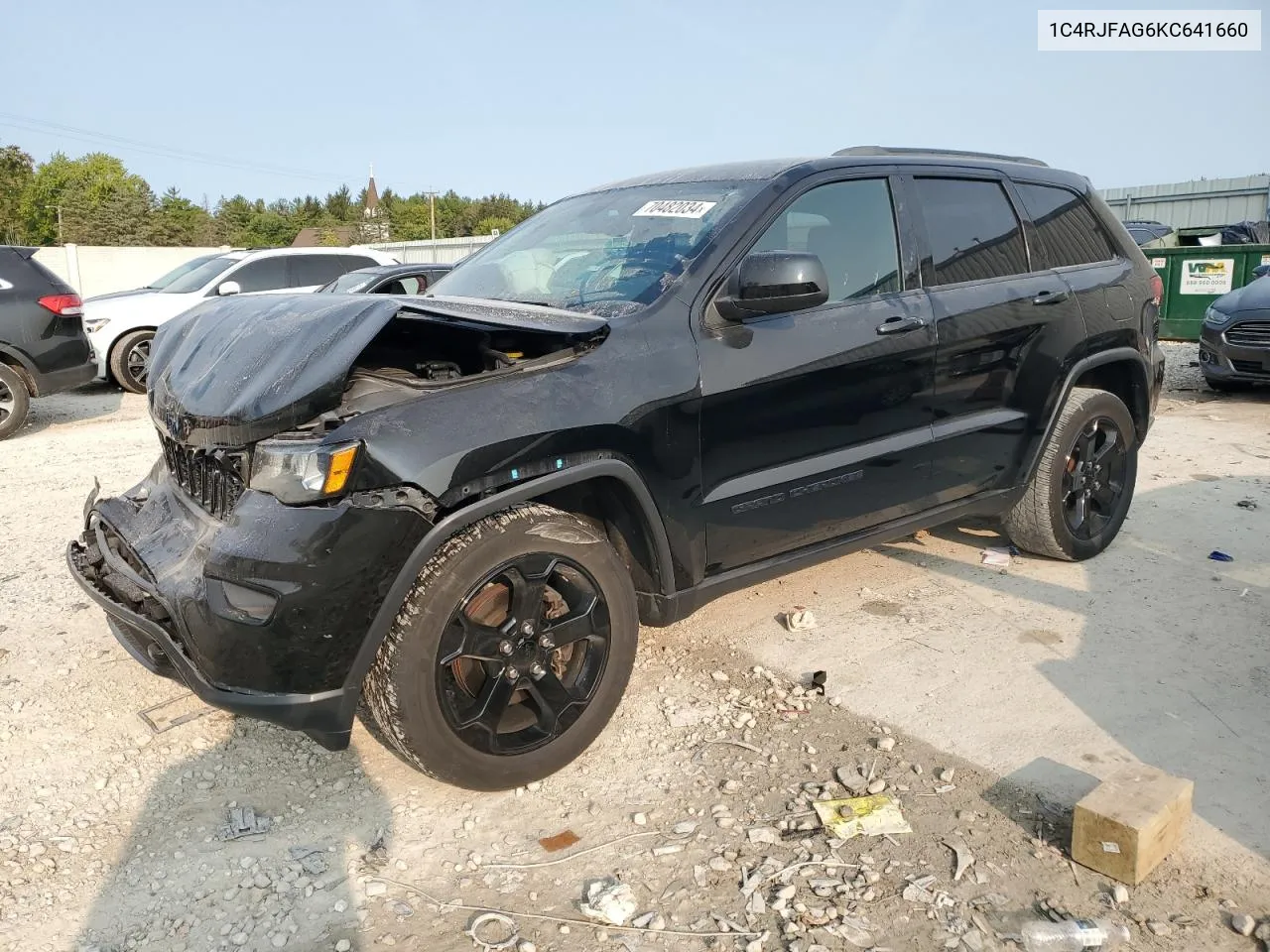 2019 Jeep Grand Cherokee Laredo VIN: 1C4RJFAG6KC641660 Lot: 70482034