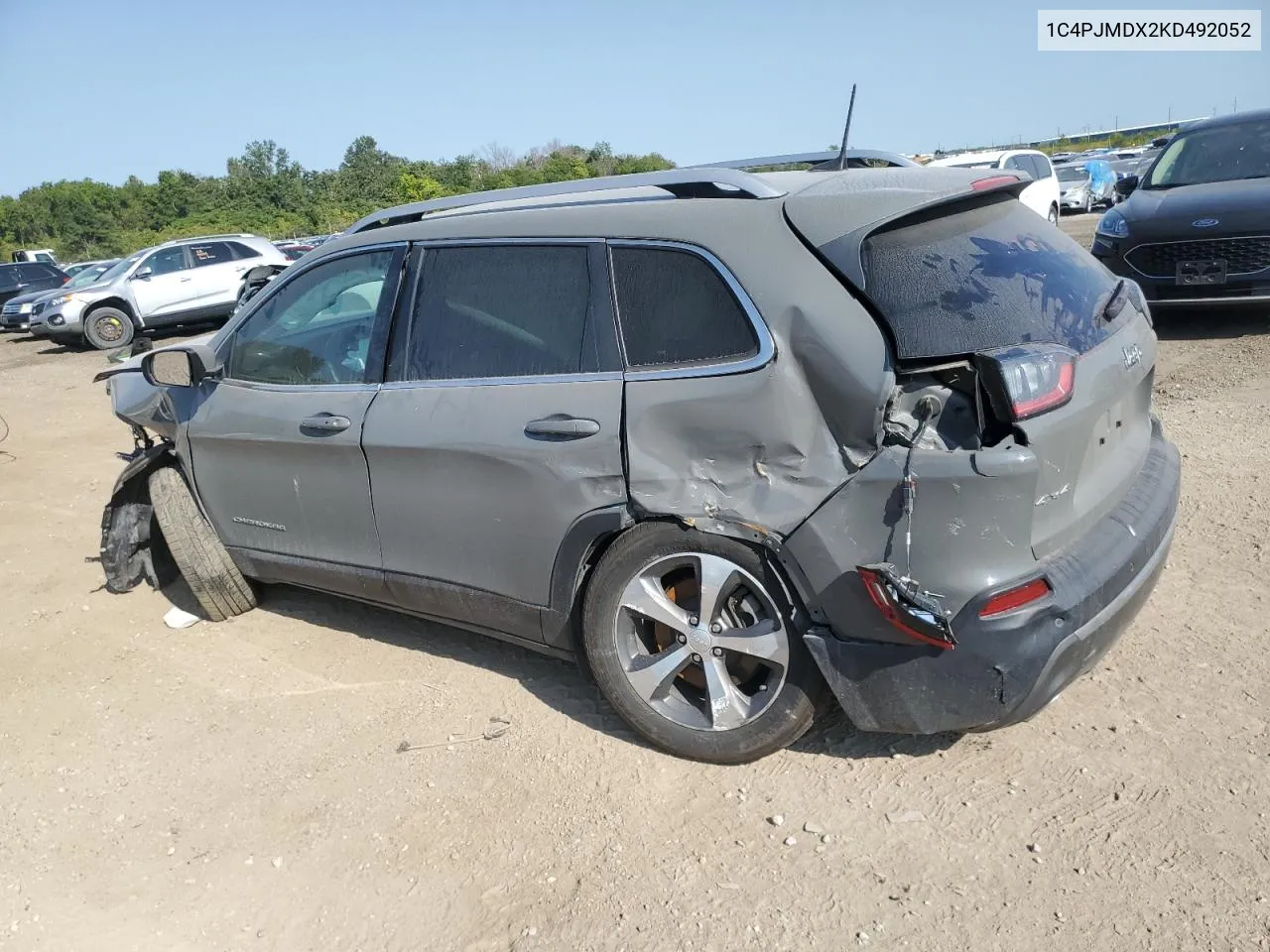 2019 Jeep Cherokee Limited VIN: 1C4PJMDX2KD492052 Lot: 70494964