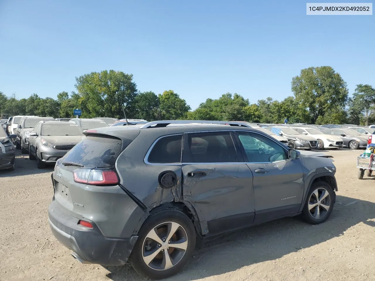 2019 Jeep Cherokee Limited VIN: 1C4PJMDX2KD492052 Lot: 70494964