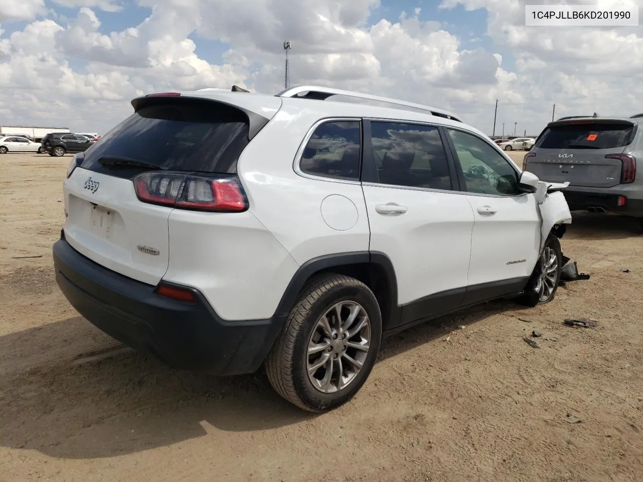 2019 Jeep Cherokee Latitude Plus VIN: 1C4PJLLB6KD201990 Lot: 70521904