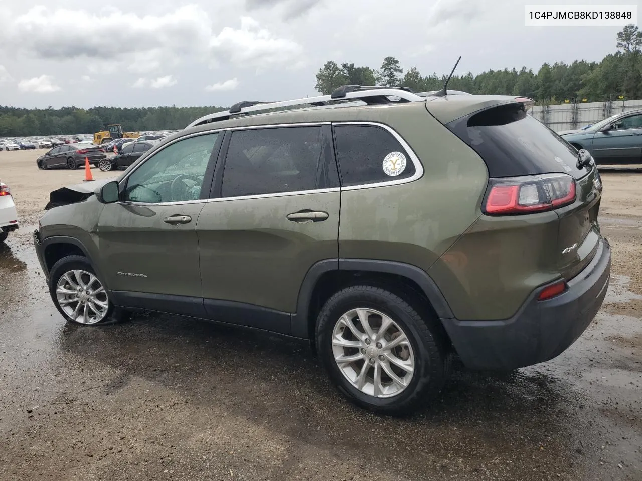 2019 Jeep Cherokee Latitude VIN: 1C4PJMCB8KD138848 Lot: 70565554