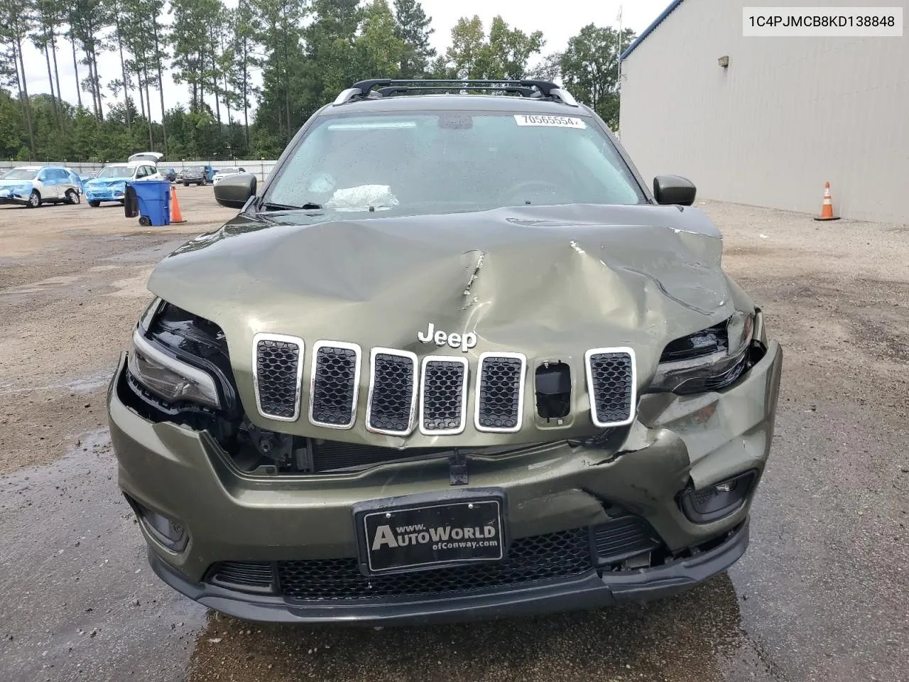 2019 Jeep Cherokee Latitude VIN: 1C4PJMCB8KD138848 Lot: 70565554