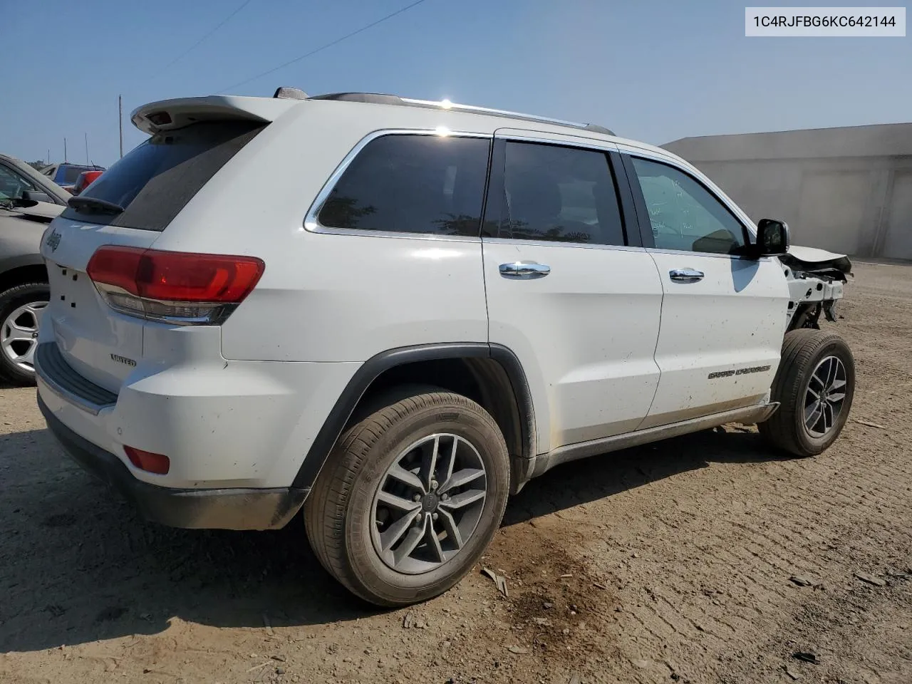 2019 Jeep Grand Cherokee Limited VIN: 1C4RJFBG6KC642144 Lot: 70578004