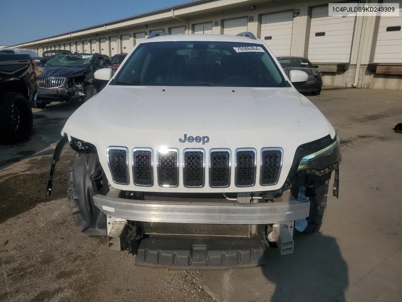 1C4PJLDB9KD243309 2019 Jeep Cherokee Limited