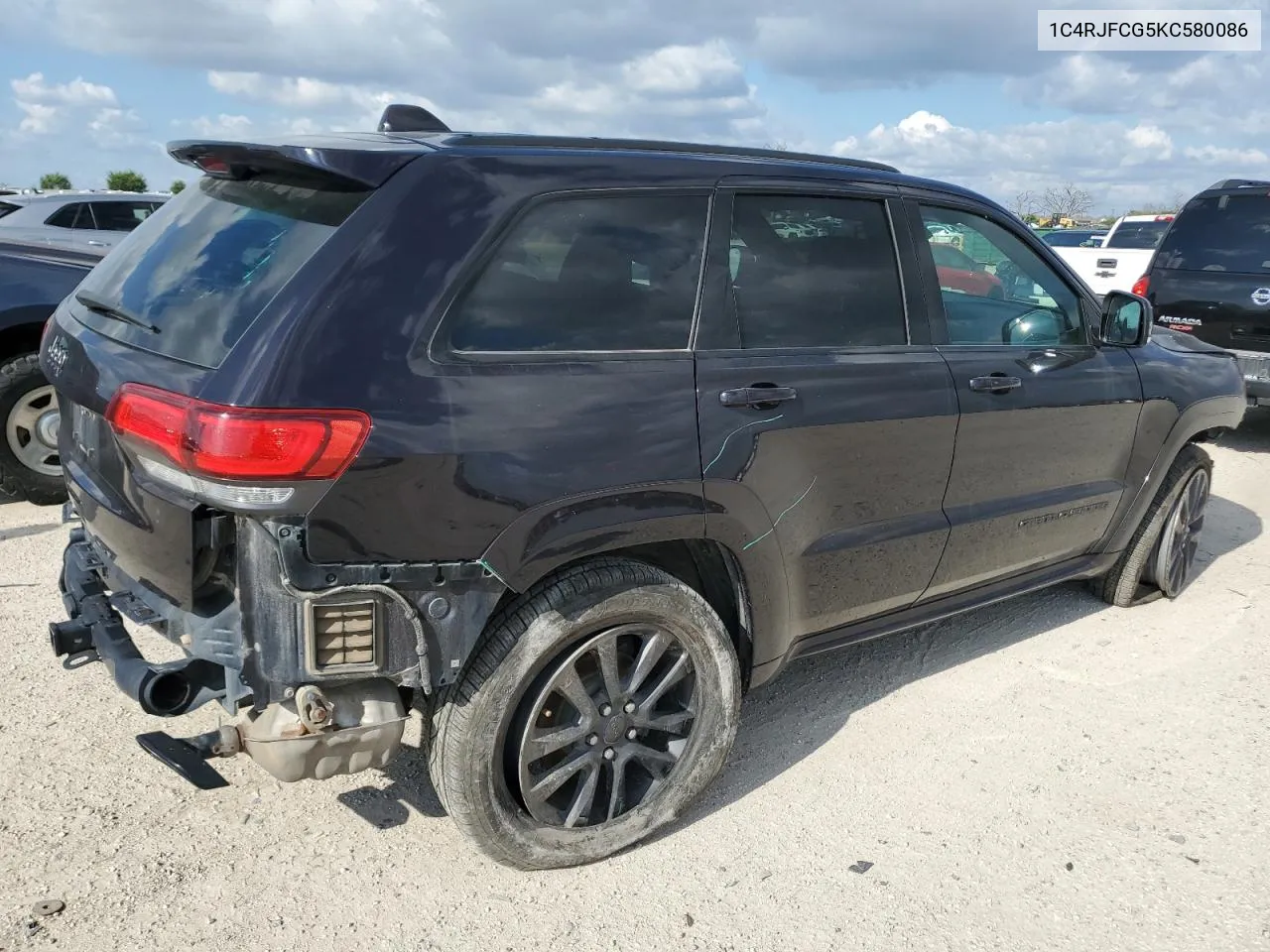 2019 Jeep Grand Cherokee Overland VIN: 1C4RJFCG5KC580086 Lot: 70623854