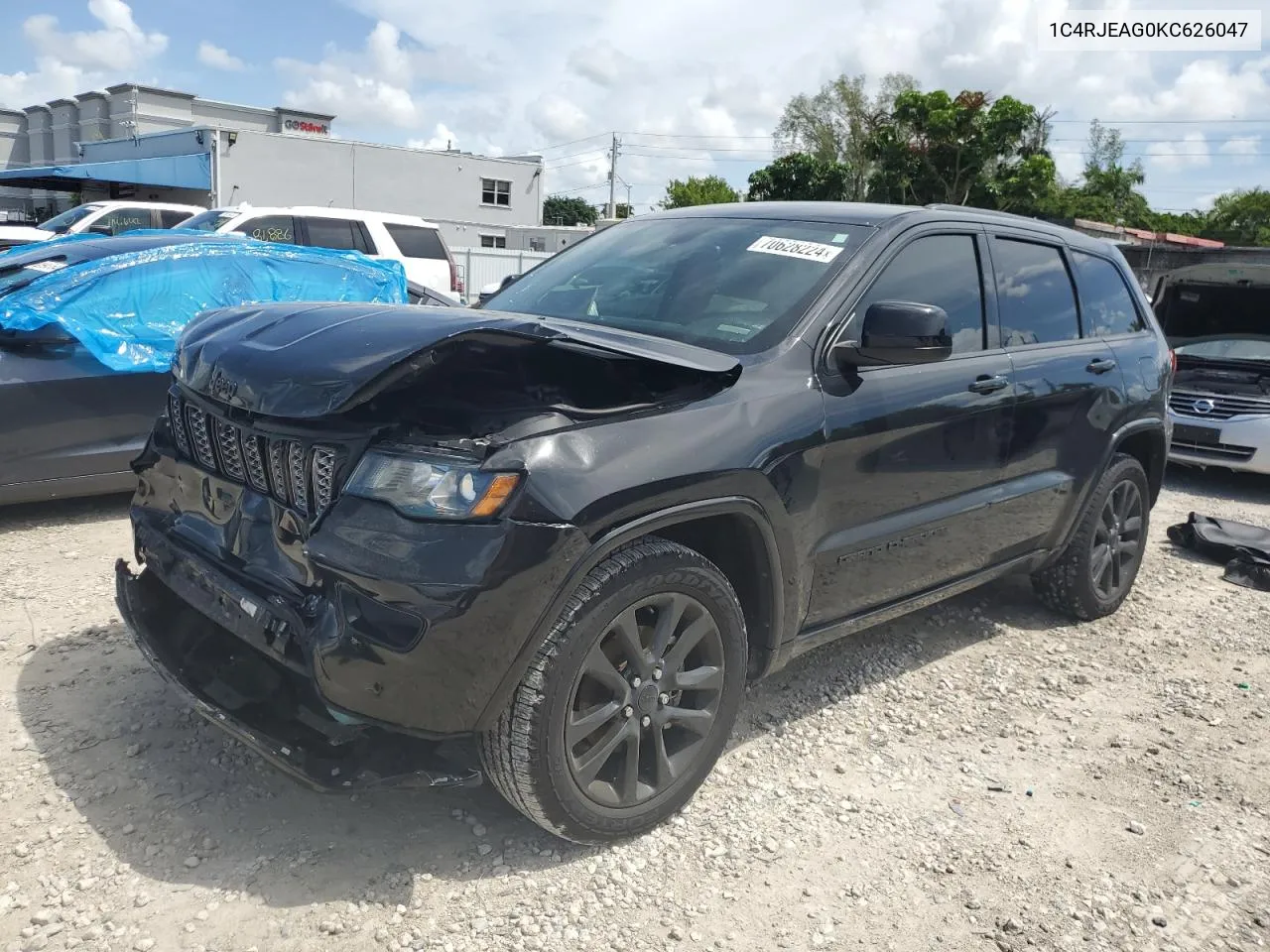 2019 Jeep Grand Cherokee Laredo VIN: 1C4RJEAG0KC626047 Lot: 70628224