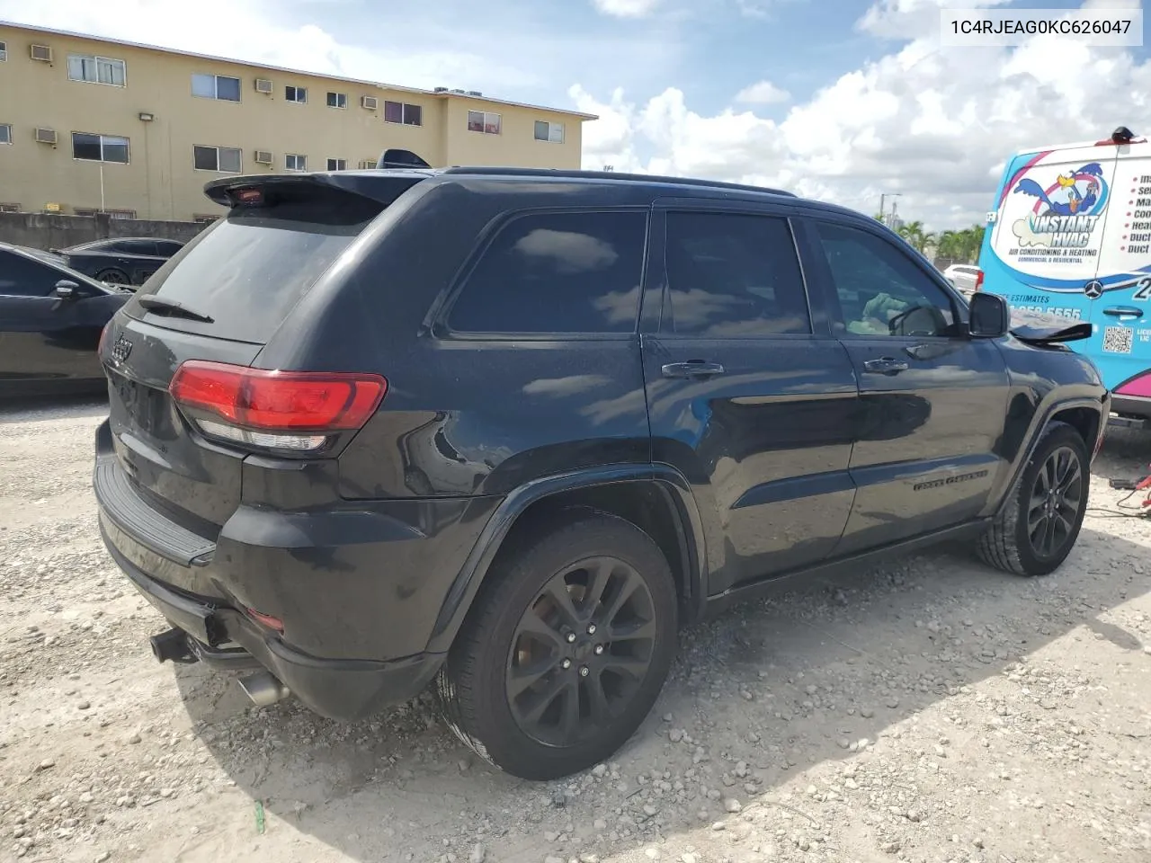 2019 Jeep Grand Cherokee Laredo VIN: 1C4RJEAG0KC626047 Lot: 70628224