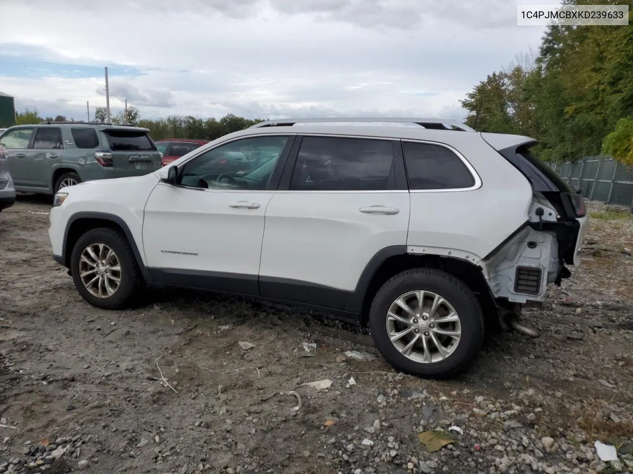 2019 Jeep Cherokee Latitude VIN: 1C4PJMCBXKD239633 Lot: 70642624