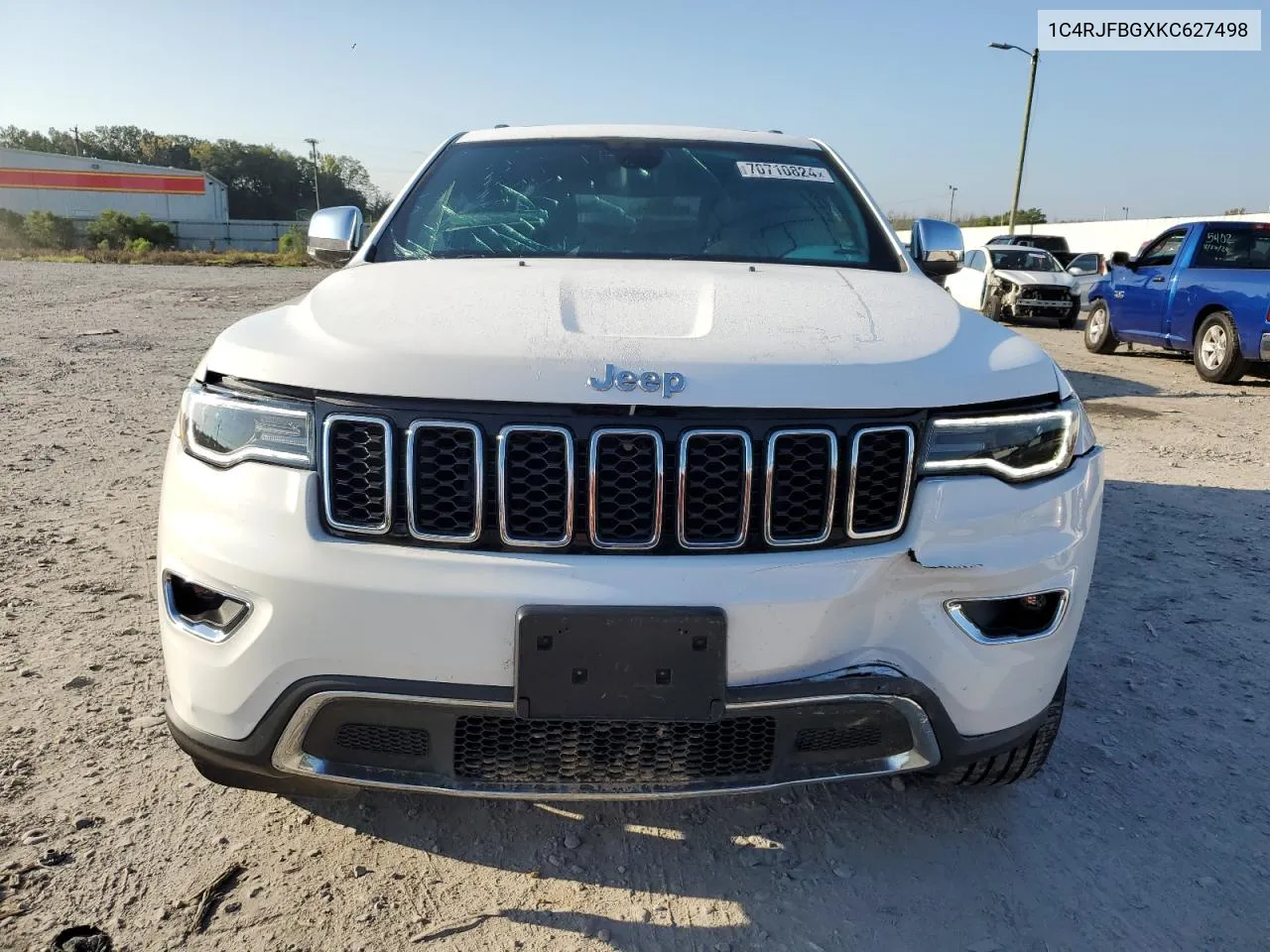 2019 Jeep Grand Cherokee Limited VIN: 1C4RJFBGXKC627498 Lot: 70710824