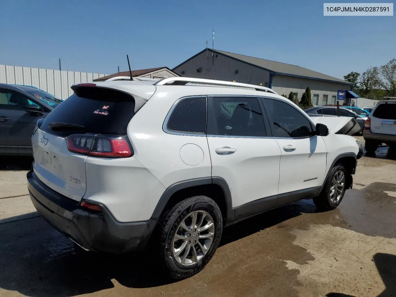 2019 Jeep Cherokee Latitude Plus VIN: 1C4PJMLN4KD287591 Lot: 70720034