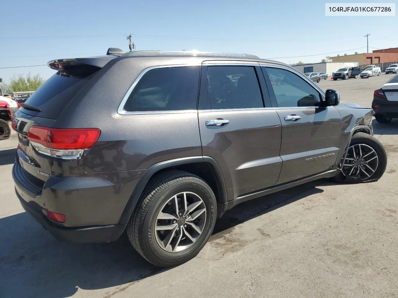 2019 Jeep Grand Cherokee Laredo VIN: 1C4RJFAG1KC677286 Lot: 70757294